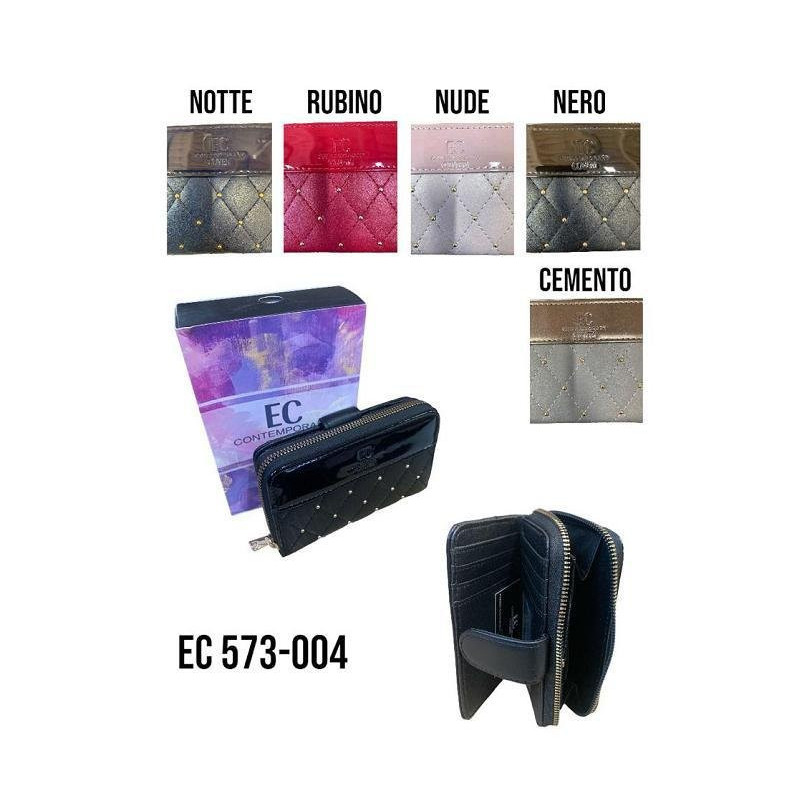Portafogli enrico coveri donna a rt.573 pz.4 colori assortiti