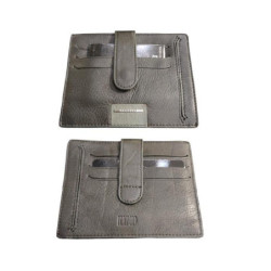 Portafogli niji pelle piatto nero art.65007