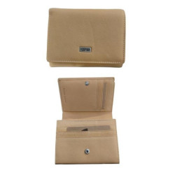 Portafogli niji tempora pelle donna art.2675-bg sabbia