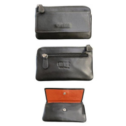 Portachiavi niji pelle con cerniera orange art.1310-a