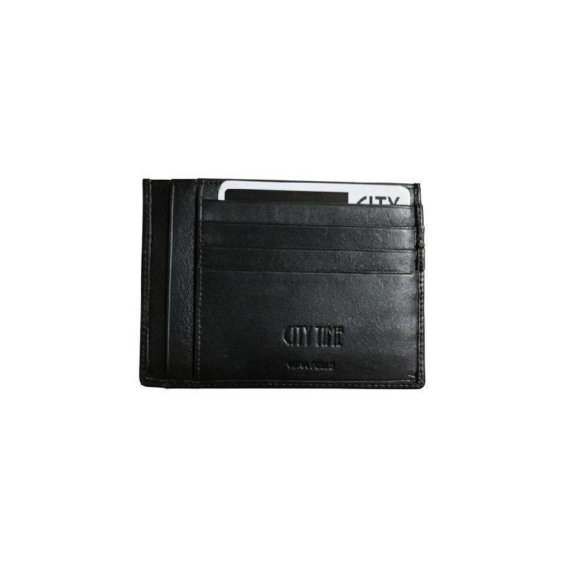 Porta carte e banconote pelle nero art.1308-n