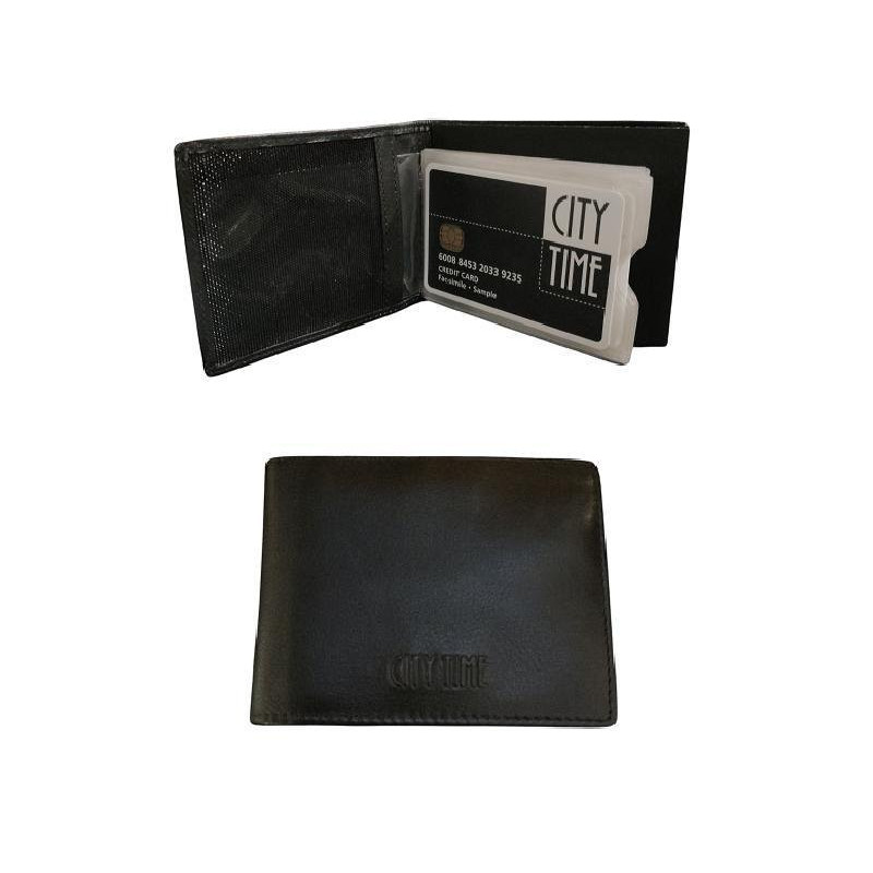 Porta carte niji pelle nero art.1303-n