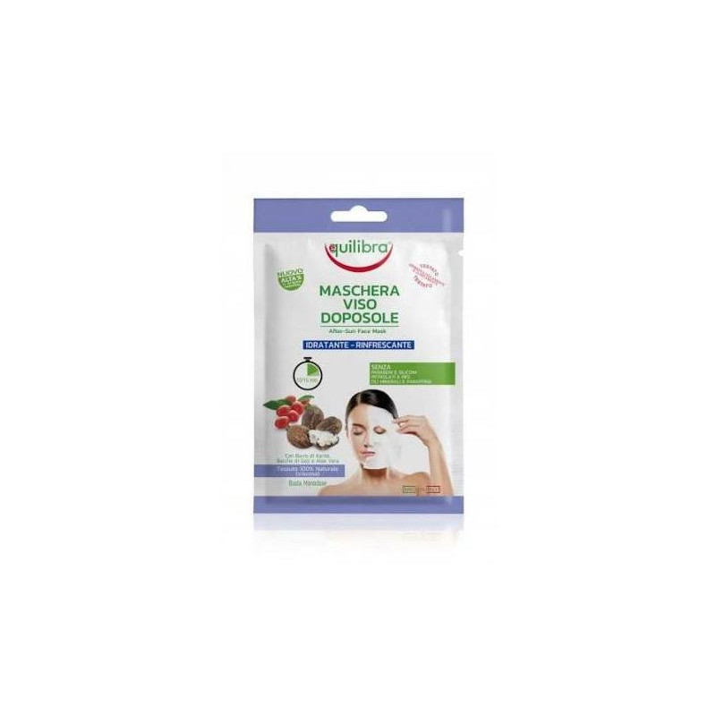 Equilibra maschera viso doposole idratante/rinfrescante campione gratuit