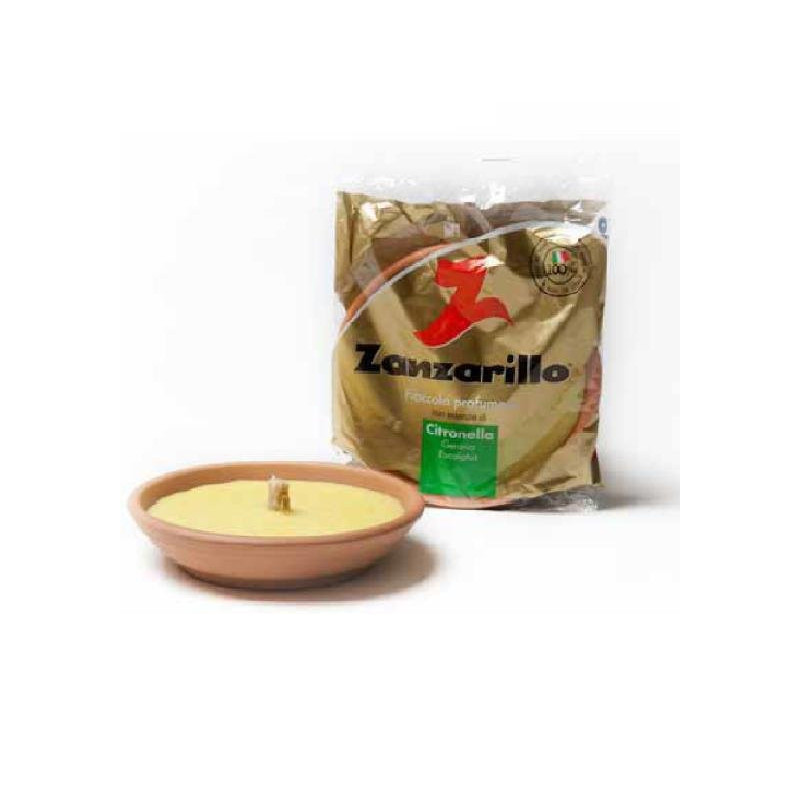 Zanzarillo citronella in terracotta d.17,5 h.3,5 art.16004