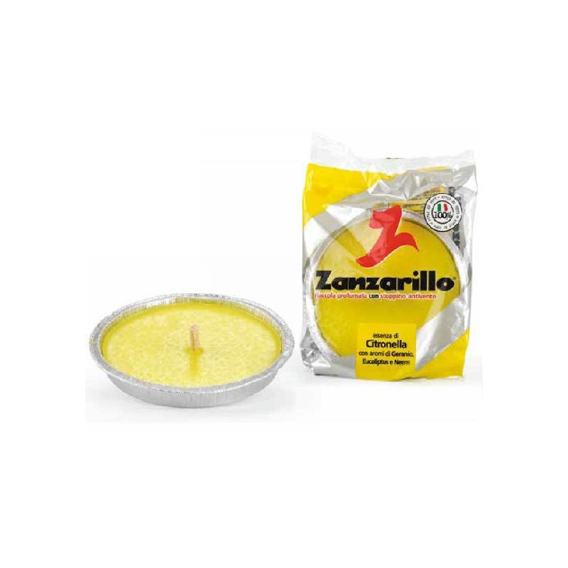 Zanzarillo citronella in alluminio d.16 h.3,0 art.12024