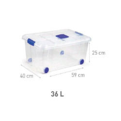 Box plastica cm.59x40x25...
