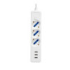 Aigostar presa multipla  3p 3 schuko + 3 usb 16a con interruttore