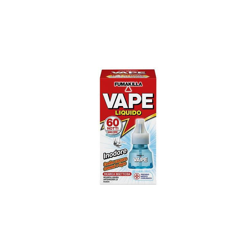 Vape ricarica elettroemanatore liquido 60 notti inodore