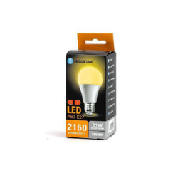 Aigostar lampadina led goccia a60 e27 21w (134w) luce calda