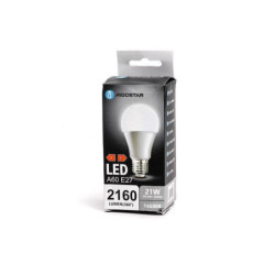 Aigostar lampadina led goccia a60 e27 21w (134w) luce fredda