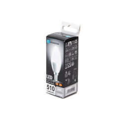 Aigostar lampadina led oliva g37 e14 6w (42w) luce fredda