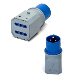 Aigostar adattatore industriale iec309 3 spine 2p11/p17