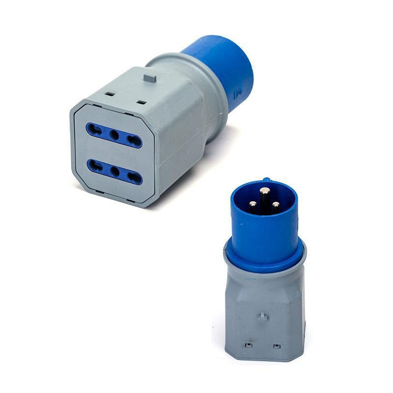 Aigostar adattatore industriale iec309 3 spine 2p11/p17