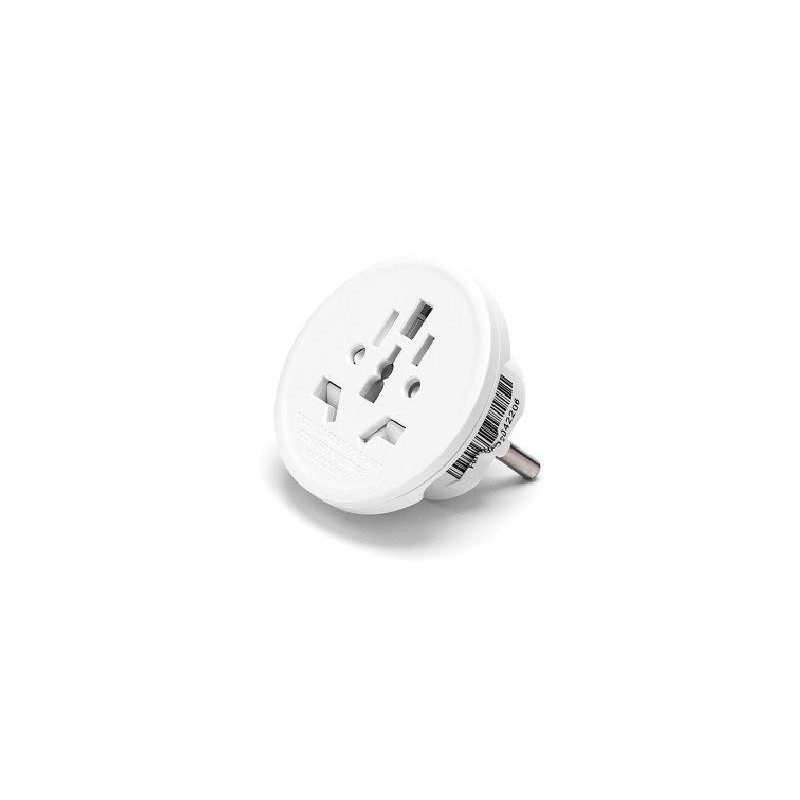Aigostar adattatore universale da viaggio schuko 10a 2p+t