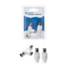 Aigostar connettore tv antenna 3 maschio+1 doppio m + doppio f