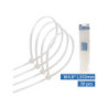 Aigostar fascette nylon w4,8xl350mm pz.30 bianco