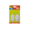 Brilla  gancio adesivo pz.2 plastica ellisse art.gan00412a