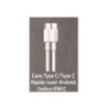 Smyline cavo pvc mt.1 type-c type-c 3a-20w rapido art.kwcc