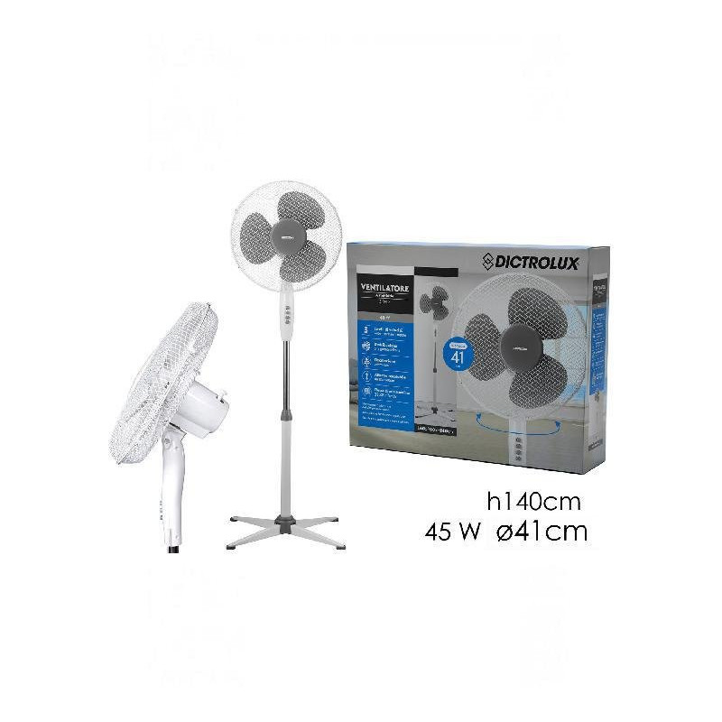 Ventilatore plus con asta 45w cm.140 art.586000