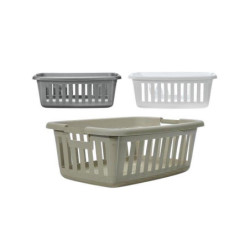 Cesto portabiancheria plastica cm.54x42x24 art.909811a