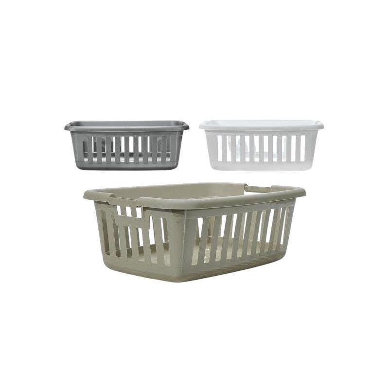 Cesto portabiancheria plastica cm.54x42x24 art.909811a