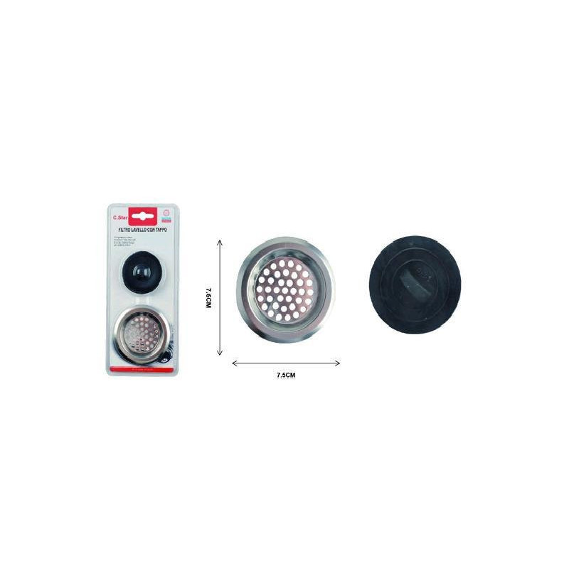 Filtro lavello con tappo art.cs28258