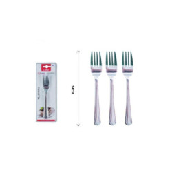 Forchette inox pz.4 cm.14...