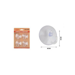 Ventosa plastica cm.5 pz.4...