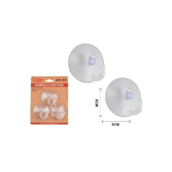 Ventosa plastica cm.6 pz.3 art.c s50925