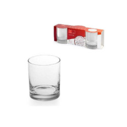 Bicchiere vetro cortina acqua cl.25 pz.3 39138