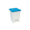 Giostyle pattumiera con pedale l t. 6 h.18 con coperchio azzurro