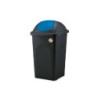 Pattumiera lt.60 con coperchio b asculante blu art.197471