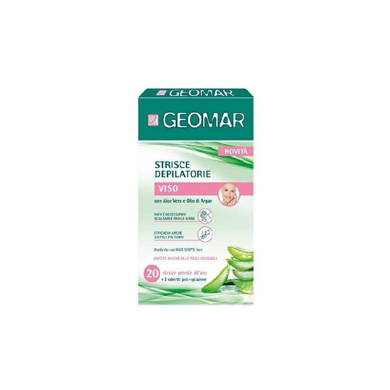 Geomar strisce depilatorie viso pz.20