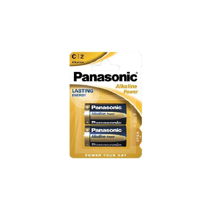 Panasonic pile mezza torcia alkaline bronze c pz.2