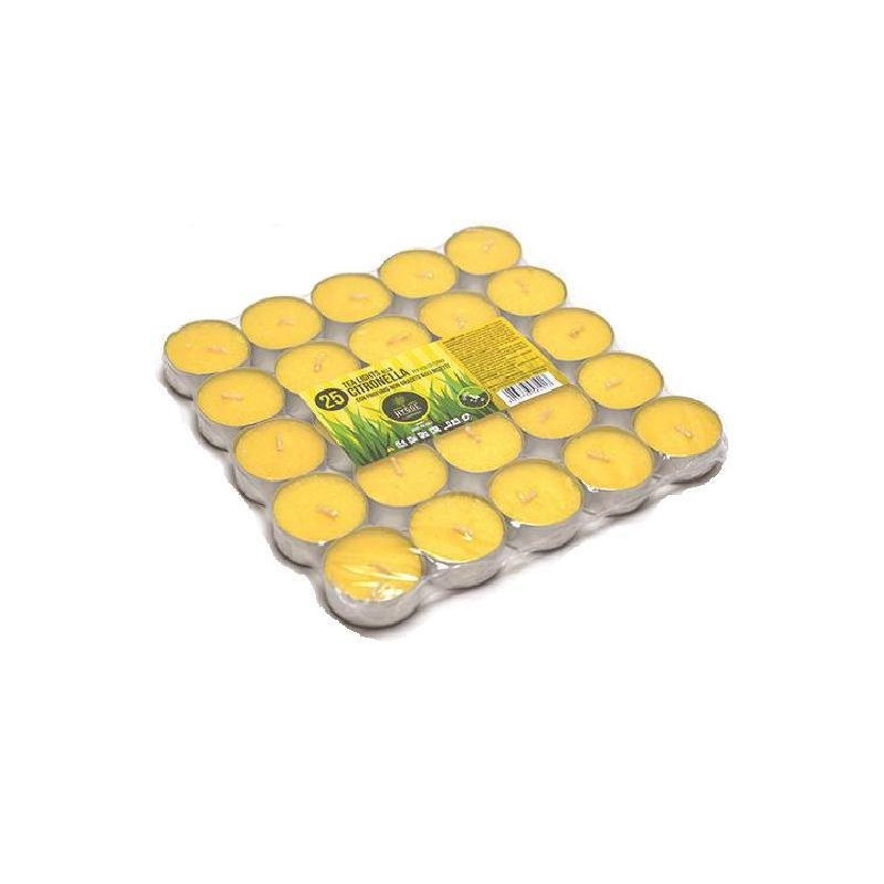 Hygge citronella scaldavivande tea light pz.25 durata 4 ore art.81017