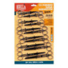 Brilla  forbici da lavoro inox i n cartella pz.12 assortite art.00391a