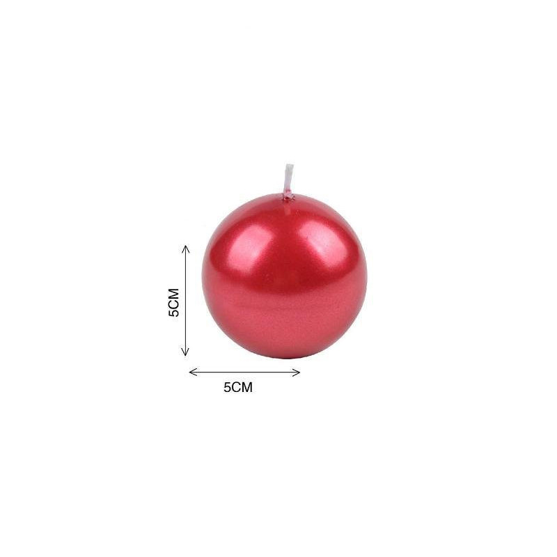 Candela sfera cm.5 rosso art.cs5 2624