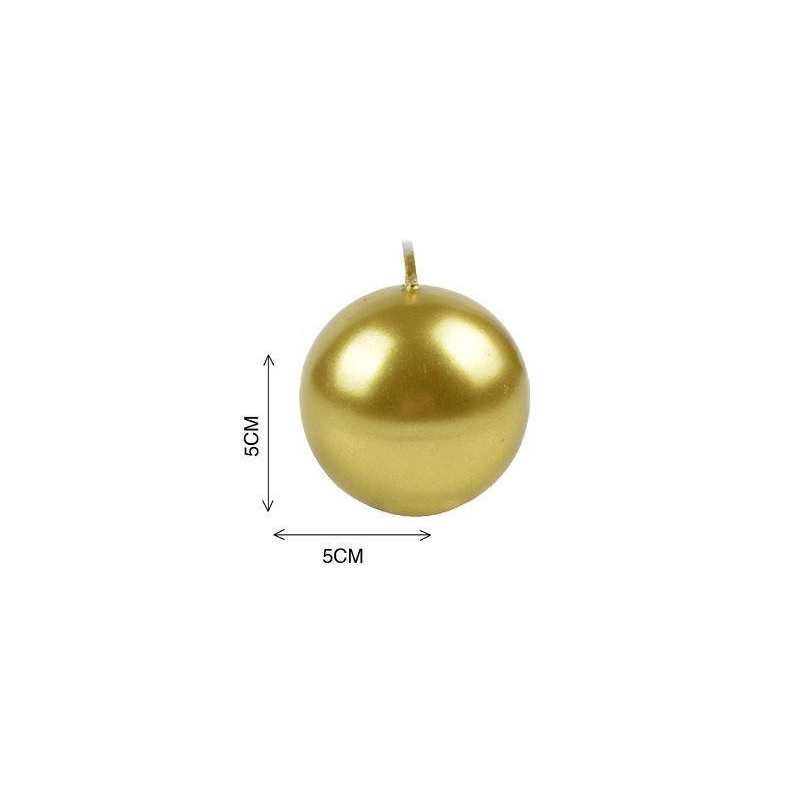 Candela sfera cm.5 oro art.cs526 22