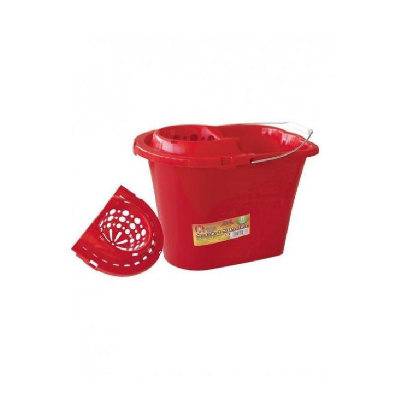 Brilla secchio ovale con strizzatore lt.15 art.sec04333a