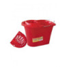 Brilla  secchio ovale con strizzatore lt.15 art.sec04333a