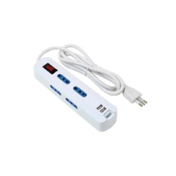 Presa multipla 6p + usb x2...
