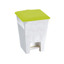 Giostyle pattumiera con pedale l t.16 h.41 con coperchio verde lime