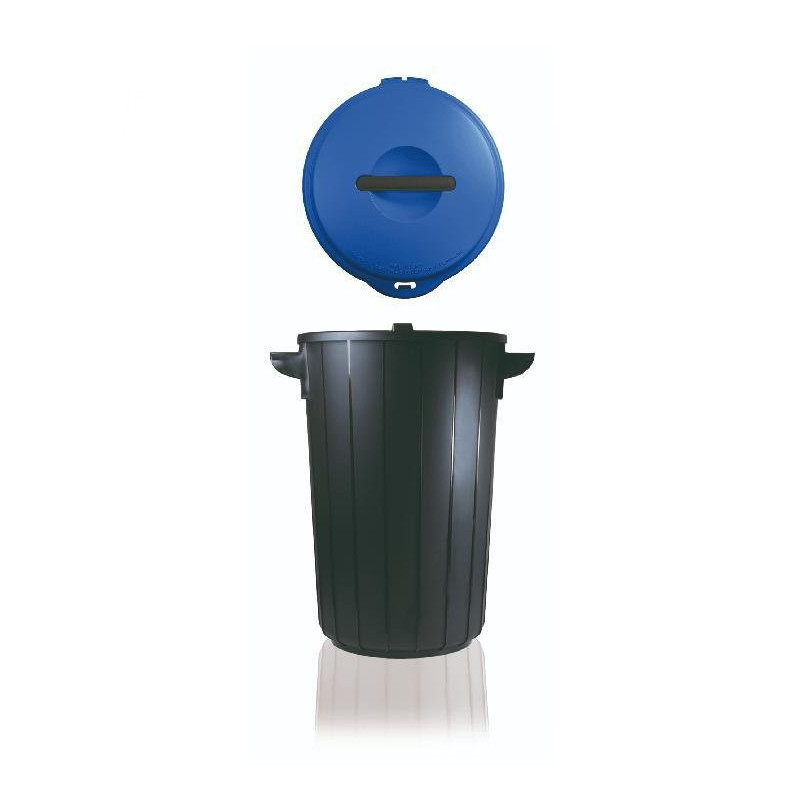 Giostyle pattumiera tonda eco lt.35 h.54 con coperchio blu