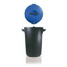 Giostyle pattumiera tonda eco lt.35 h.54 con coperchio blu