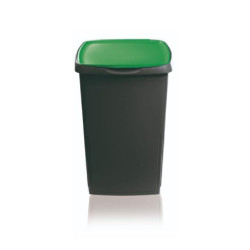 Giostyle pattumiera eco lt.45 h. 53 con coperchio verde