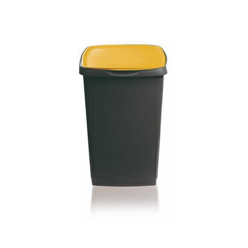 Giostyle pattumiera eco lt.45 h. 53 con coperchio giallo