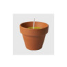 La nature citronella in terracotta mini cm.6x7 vas03611a durata 4 ore