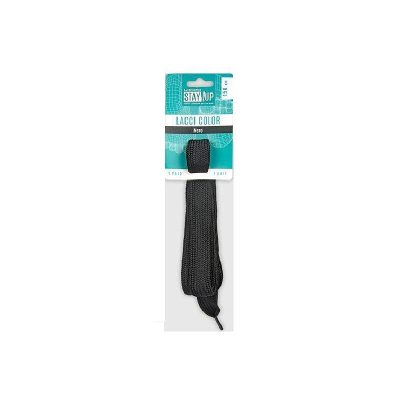 Lacci scarpe cm.150 pz.1 nero