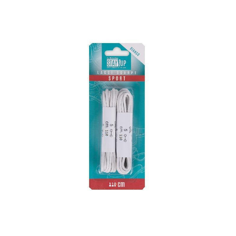 Lacci scarpe cm.110 pz.1 bianchi