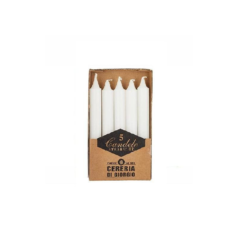 Candele steariche pz. 5